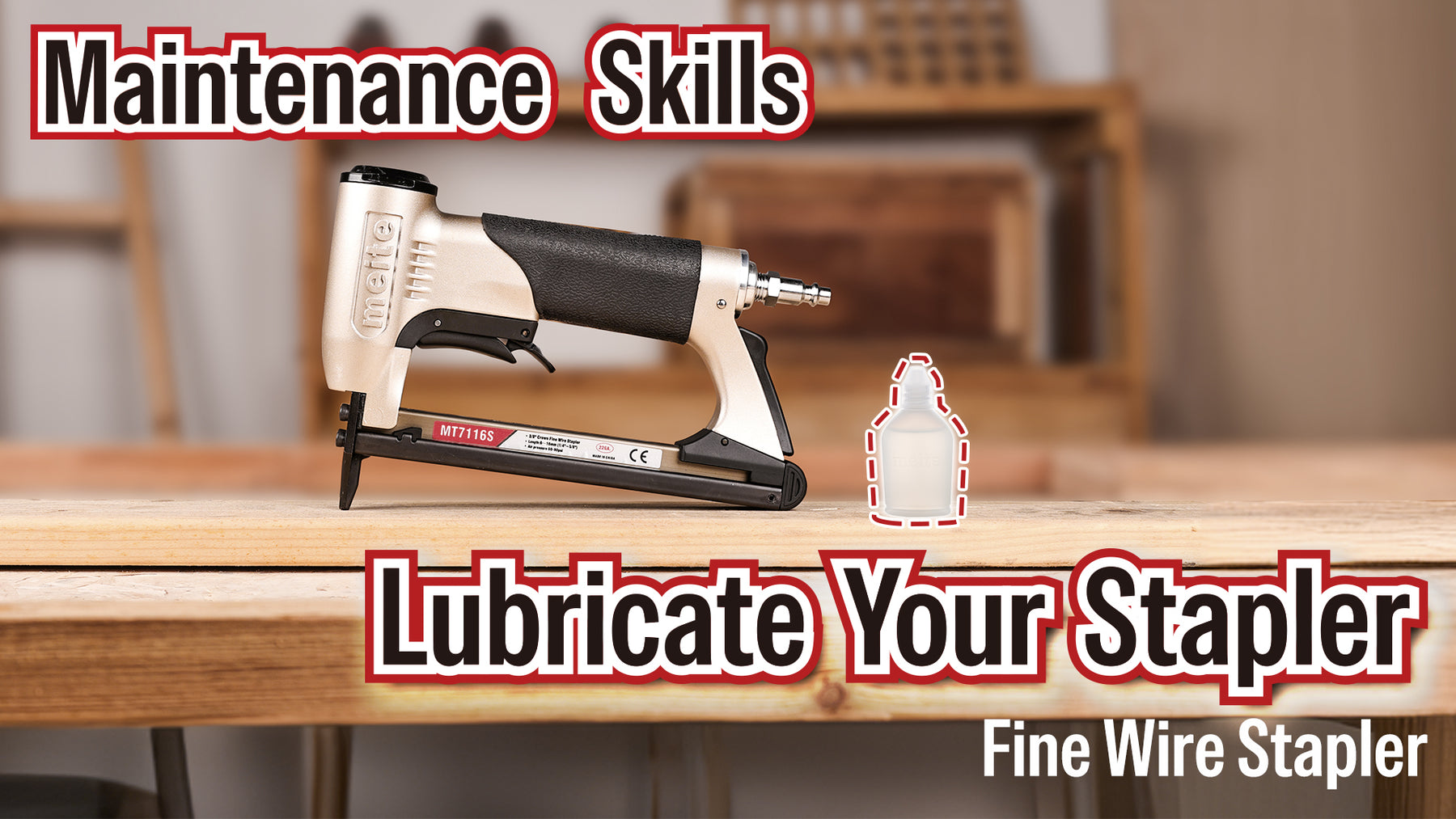 Tip: How to Lubricate a Fine Wire Stapler before Use?