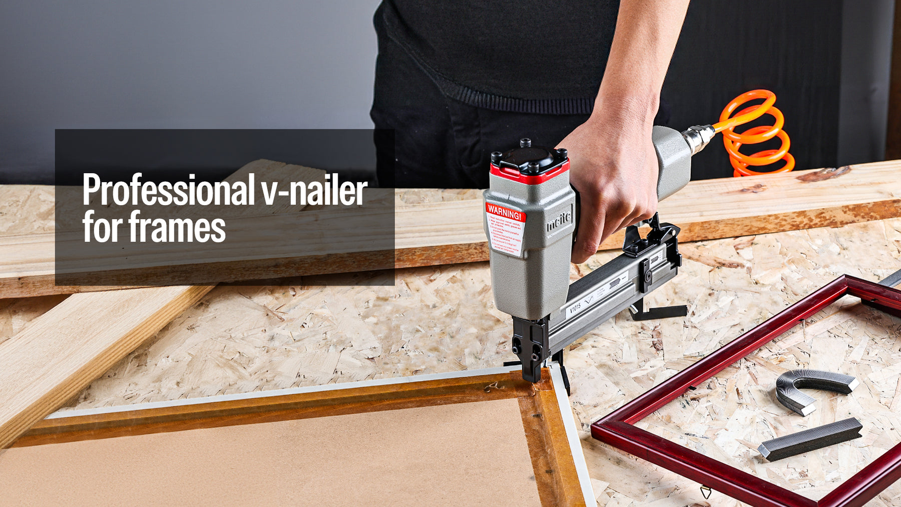 How to Load Nails Properly for Picture Frame Nailer -- Model V1015B - MEITE USA