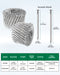 15 Degree 3-1/4'' x 0.131'' Electro-Galvanized Smooth Shank Coil Nails - MEITE USA