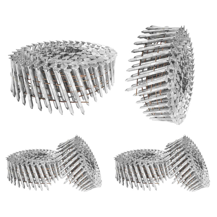 15 Degree Electro-galvanized Wire Ring Shank Coil Nails