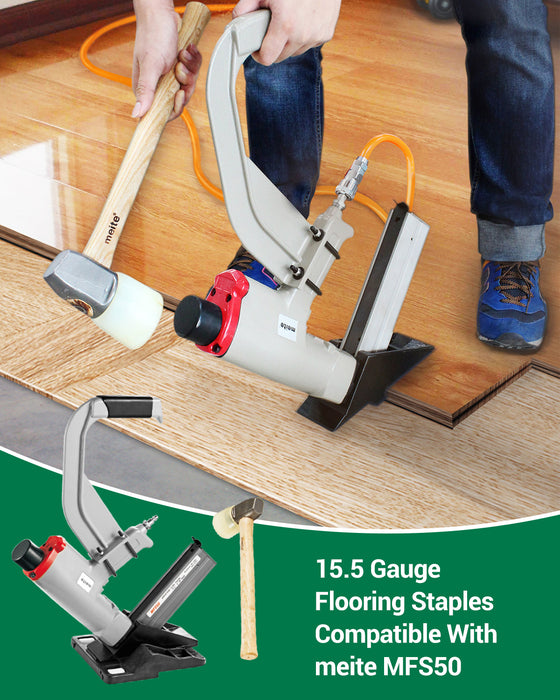 15.5 Gauge 1/2" Crown Hardwood Flooring Staples - MEITE USA