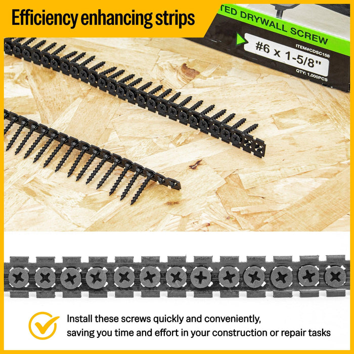 1-1/4 drywall screws