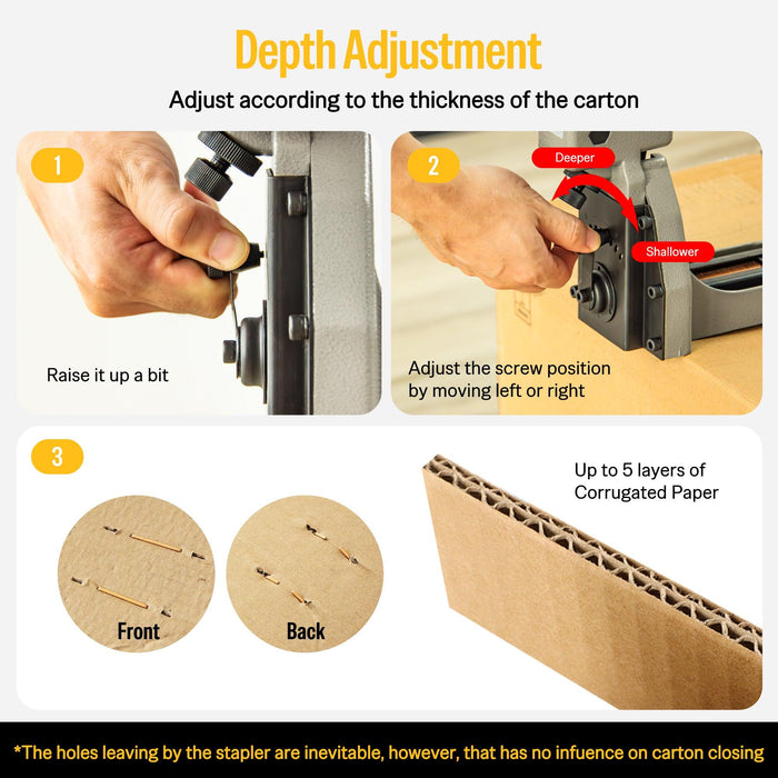 Meite USA HB3515 16Ga Manual Carton/Box Stapler | for Packing — MEITE USA