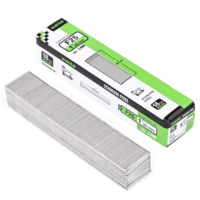 SHALL 18 Gauge Brad Nails, 5.1 Cm, 3.8 Cm, 2.5 Cm, 5/8 Inch, 4000 Pieces, 18 GA Nail Gun Nails And Small Finishing Nails Assortment For Pneumatic, Electric Grade Nails Ailer Gun