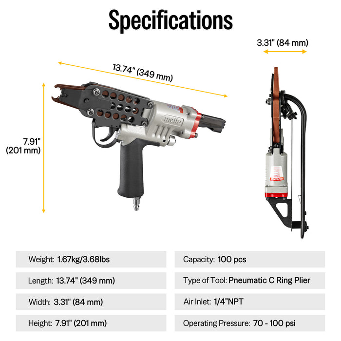 hog ring gun--meite 