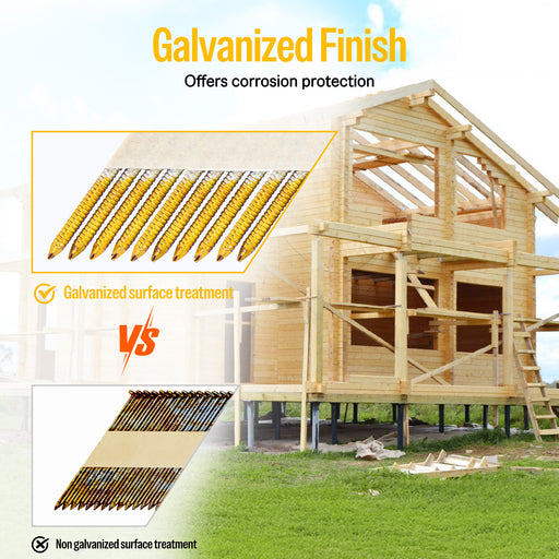 Galvanized framing nails