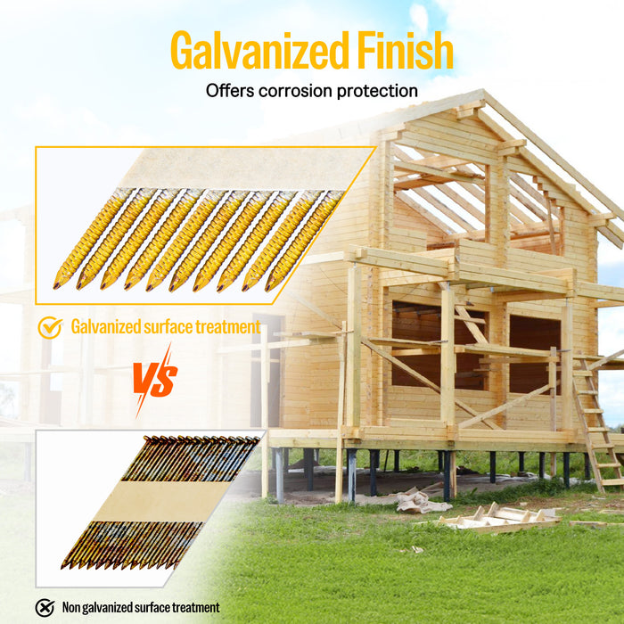 Galvanized framing nails