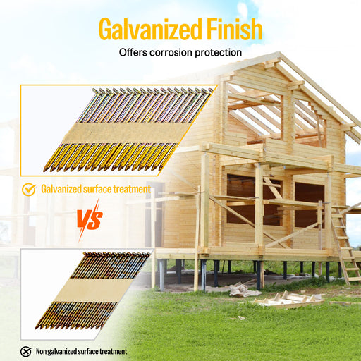 Galvanized framing nails