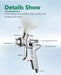 Nozzle Gravity Feed Air Spray Gun (1.4 mm & 1.7 mm) - MEITE USA