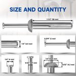 meite 1/4" Diameter Hammer Drive Anchors with Galvanized Steel Nails Set - MEITE USA