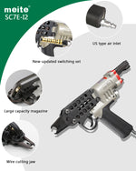 15 Gauge 3/4" Extended Nose Hog Ring Tool/C Ring Gun - New Model SC7E-I2 - MEITE USA
