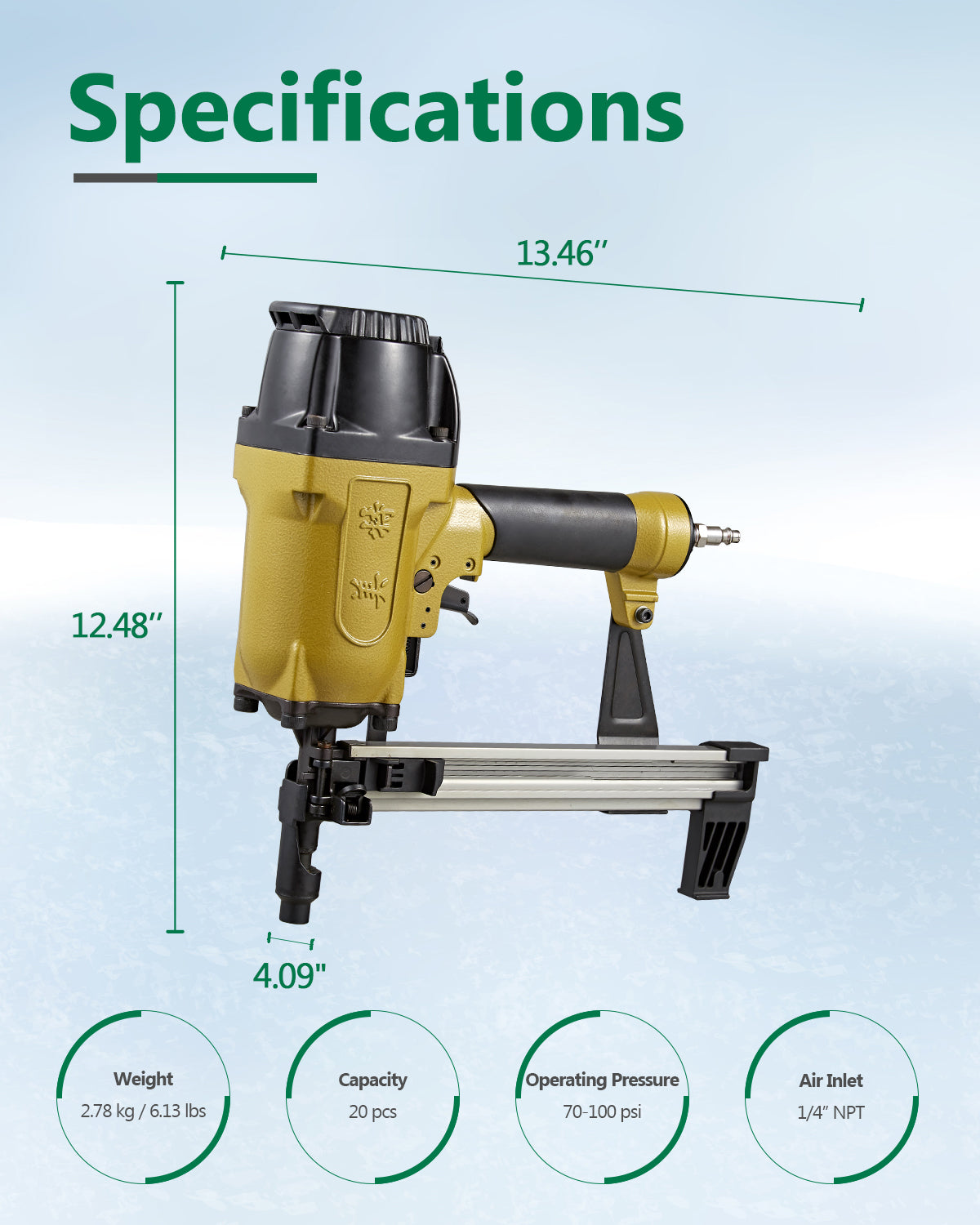 Air Locker Heavy Duty Concrete T Nailers For High Quality Manufacturing  Results