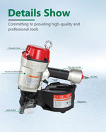 15 Degree 1-3/4" to 2-3/4" Industrial Coil Nailer