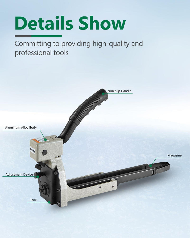 Carton Closing Stapler 16 Gauge 13/8'' Crown 3/4'' Leg Meite USA