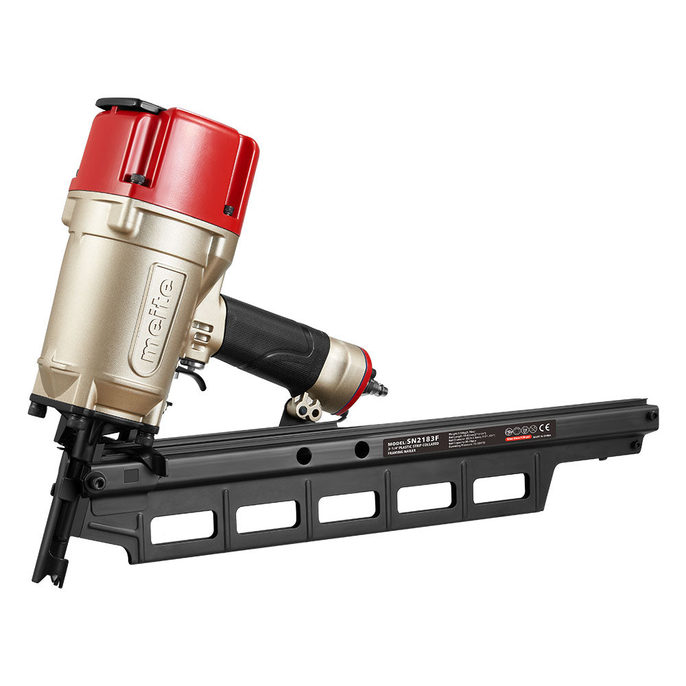 21° Round Head 2" to 3-1/4" Length Plastic Collated Strip Framing Nailer--SN2183F
