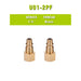 Milton Type 1/4'' NPT Industrial Brass Thread Female Quick Plug - MEITE USA