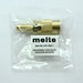 Milton Type 3/8'' Barb Industrial Brass Thread Quick Coupler - MEITE USA