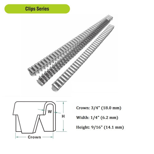 Mattress Spring Clips 3/4 Crown #M66 Clips